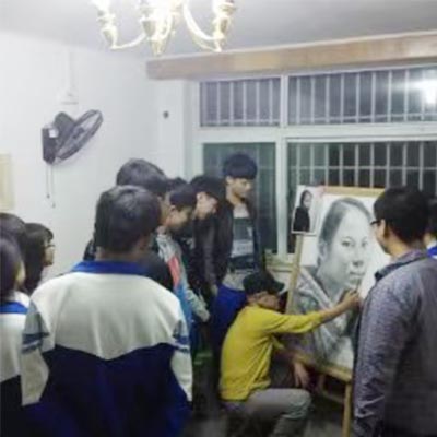 画室日常绘画实拍